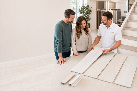 White Vinyl Flooring
