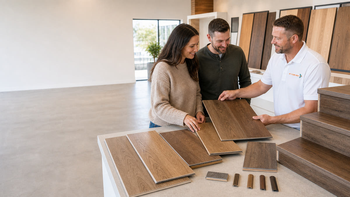 Brown Vinyl Flooring
