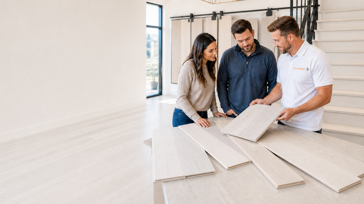 White Engineered Wood Flooring